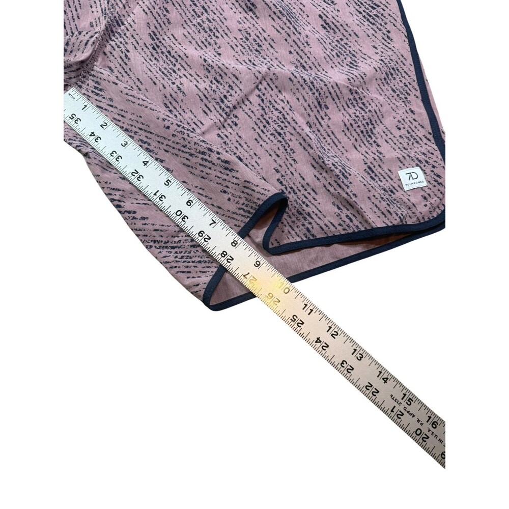 7 Diamonds Core Active Shorts Mens Size XL Pink Athleisure Drawstrings 8" Trunks - Picture 8 of 9